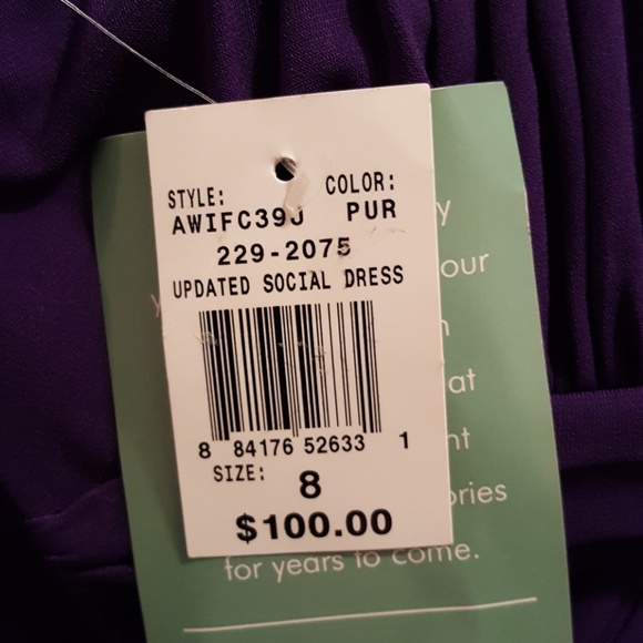 Signature by Sangria dress - Picture 7 of 8